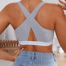 Sujetador comodo de unicolor de moda para mujer