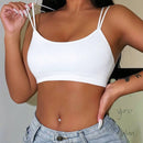 Conjunto de sujetador deportivo elegante con hombros ajustados, ajuste cenido, espalda hermosa y caracteristicas sexies, con proteccion contra impactos y de yoga