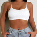 Conjunto de sujetador deportivo elegante con hombros ajustados, ajuste cenido, espalda hermosa y caracteristicas sexies, con proteccion contra impactos y de yoga