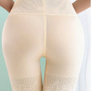 Pantalones de control del vientre de encaje con cintura alta para mujer con realce del trasero