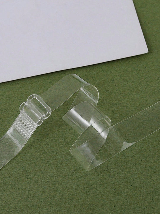 2 pares de tirantes de sosten transparentes, correa trasera invisible, tirantes antideslizantes para lenceria