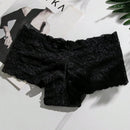 NEW Set de lenceria sexy de 3 piezas con encaje floral de borde festoneado y braguitas para mujer
