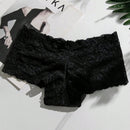 NEW Set de lenceria sexy de 3 piezas con encaje floral de borde festoneado y braguitas para mujer