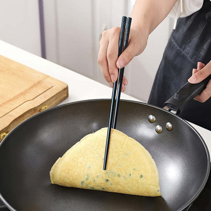 Conjunto de 5 pares de palillos elegantes con diseño de flor de cerezo, reutilizables y aptos para lavavajillas, perfectos para comer y entretener, adecuados para el hogar, la cocina y el restaurante