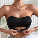 Sujetador push-up de una capa sin aro para mujer con cierre frontal (1 pieza)