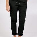 Pantalones Ajustados Con Cintura Anudada