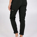 Pantalones Ajustados Con Cintura Anudada