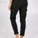 Pantalones Ajustados Con Cintura Anudada