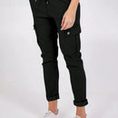 Pantalones Ajustados Con Cintura Anudada