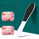 3 piezas de lima para pies desechable doble cara, removedor de piel muerta y pulidor de talones en beige claro para pedicura