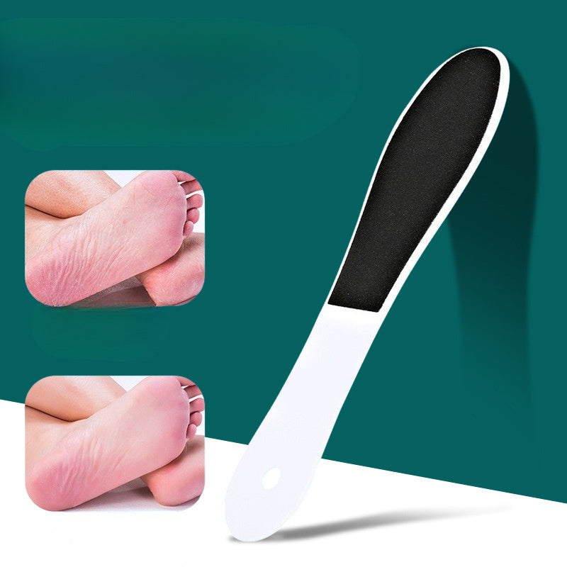 3 piezas de lima para pies desechable doble cara, removedor de piel muerta y pulidor de talones en beige claro para pedicura