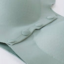 Sujetador para mujeres, sin costuras, sin aros, con broche frontal, de ocio, de latex, transpirable, simple, delgado, dinamico y sexy, que levanta y da forma