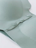 Sujetador para mujeres, sin costuras, sin aros, con broche frontal, de ocio, de latex, transpirable, simple, delgado, dinamico y sexy, que levanta y da forma