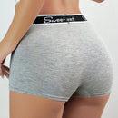 Pack de 3 Calzoncillos cortos deportivos elasticos para hombres con diseno de la letra del alfabeto en la banda de la cintura, comodos y transpirables