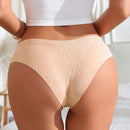 Tanga Comoda Y Simple Con Tejido Jacquard Sin Marcas