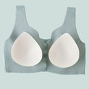Sujetador para mujeres, sin costuras, sin aros, con broche frontal, de ocio, de latex, transpirable, simple, delgado, dinamico y sexy, que levanta y da forma