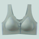 Sujetador para mujeres, sin costuras, sin aros, con broche frontal, de ocio, de latex, transpirable, simple, delgado, dinamico y sexy, que levanta y da forma