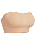 Sujetadores sin tirantes para mujer, sosten acolchado bandeau, comodo, inalambrico, sin costuras, con correas y parte superior de tubo