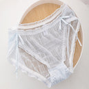Set de 5 piezas de bragas triangulares para nina estilo japones de malla dulce