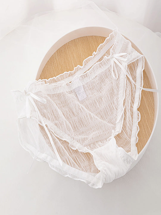 Set de 5 piezas de bragas triangulares para nina estilo japones de malla dulce