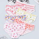 7 piezas Calzoncillos con corazon & con estampado de rayas