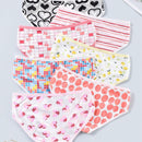 7 piezas Calzoncillos con corazon & con estampado de rayas