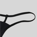 2 piezas de ropa interior sexy para mujeres, ropa interior sexy, tanga sin entrepierna estampado grafico
