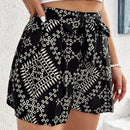 VCAY Vestido de verano bohemio de mujer con estampado y corte en A para vacaciones