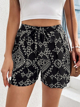 VCAY Vestido de verano bohemio de mujer con estampado y corte en A para vacaciones