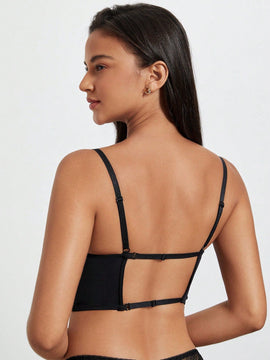 DesireSculpt Mujeres Sujetador de una sola pieza simple y comodo con aros
