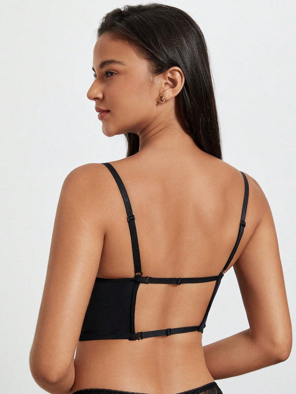 DesireSculpt Mujeres Sujetador de una sola pieza simple y comodo con aros