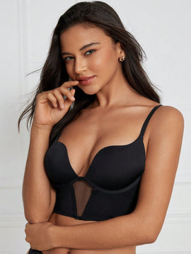 DesireSculpt Mujeres Sujetador de una sola pieza simple y comodo con aros