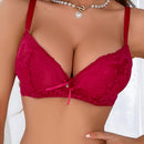 Sujetador sexy con encaje para mujer, comodo y realzador