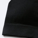 Sujetador sin costuras sexy para mujer, sin relleno, negro, correas delgadas, chaleco deportivo/fitness/yoga, soporte de espalda