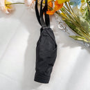 Romantico sujetador negro con tirantes delgados y sin relleno en el pecho