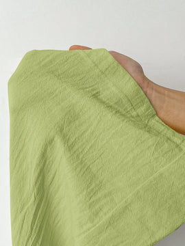 Pantalones sueltos de pierna ancha de color solido para mujer con dobladillo fluido, estilo casual