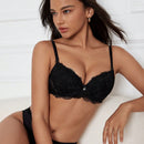 DesireSculpt Sosten Push Up De Encaje Con Alambre