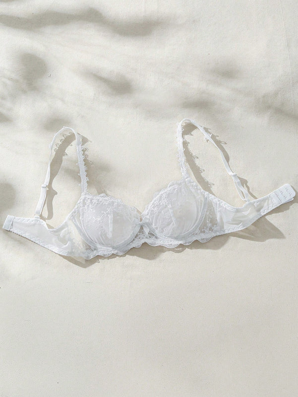 Sosten Femenino Con Encaje Visible