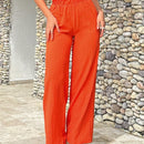 Pantalon comodo de color naranja para mujer
