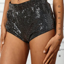 MISSGUIDED Minishort de lentejuelas ajustado