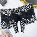 Panties de Encaje Sexy para Mujer con Entrepierna Abierta, Pieza Individual