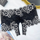 Panties de Encaje Sexy para Mujer con Entrepierna Abierta, Pieza Individual