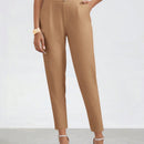 Clasi Pantalones largos y conicos casuales para mujer con botones decorativos
