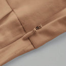 Clasi Pantalones largos y conicos casuales para mujer con botones decorativos