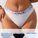 Pantis T-Back de Moda Femenina con Diseno de Amor Impreso