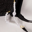 DesireSculpt Sujetador casual y sencillo para mujer con detalle de imitacion de perlas y aros