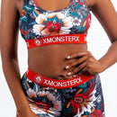 Conjunto deportivo para mujeres transpirable y adelgazante con shorts de espalda hermosa