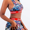 Conjunto de ropa interior femenina transpirable Nuevo, conjunto deportivo para adultos de pantalones cortos de belleza adelgazante con espalda deportiva