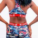 Conjunto de ropa interior femenina transpirable Nuevo, conjunto deportivo para adultos de pantalones cortos de belleza adelgazante con espalda deportiva