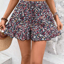 Frenchy Mujeres falda pantalon suelta con cintura elastica y dobladillo relajado